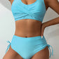 Scoop Neck Wide Strap Bikini Set