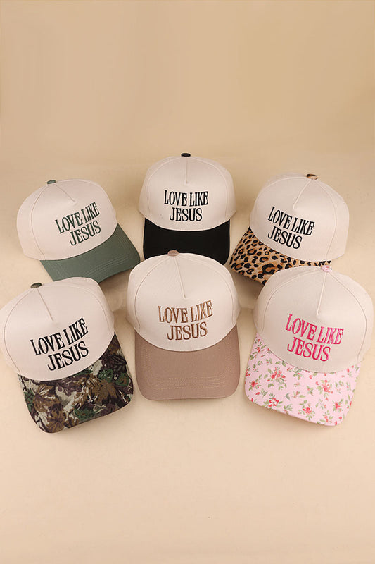 Love Like Jesus Embroidered Hat Zenana