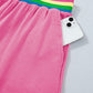 Pink Colorful Waistband Set