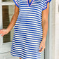 Stripe Contrast Dress *multiple colors*