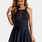 Grecian Neck One-Piece Swimwear