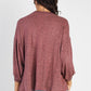 Cherish Apparel Drop Shoulder Puff Sleeve Top