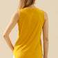 Ninexis Full Size Notched Sleeveless Top