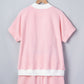 Pink Stripe Sequin Flag Set