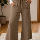 Stripe Patchwork Casual Wide Leg Pants