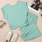 Jade Solid Cropped Set RTS