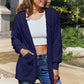 Full Size Teddy Hooded Jacket with Pockets