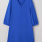 Blue Frilled Shift Dress