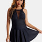 Grecian Neck One-Piece Swimwear