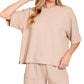 Ribbed Short Sleeve Zenana Set