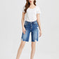 BAYEAS Full Size Super High Rise Denim Bermuda Shorts