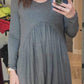 Long Sleeve Loose Fit Dress