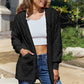 Full Size Teddy Hooded Jacket with Pockets