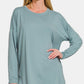 Zenana Full Size Brushed Microfiber Top and Leggings Lounge Set