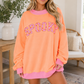 Orange Polka Dot Spooky Sweatshirt