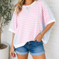 Oversize Colorblock Dolman Shirt