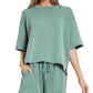 Ribbed Short Sleeve Zenana Set
