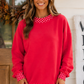 Polka Dot Trim Sweatshirt RTS