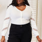 Double Take V-Neck Dropped Shoulder Blouse