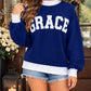 Grace Polka Dot Baggy Sweatshirt
