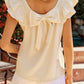 Apricot Bow Back Top