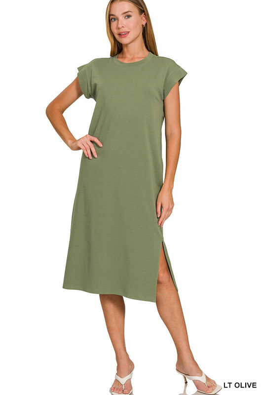 Zenana Round Neck Dress