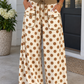 Khaki Polka Dot Pants