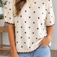 Beige Polka Dot Sweater