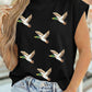 Black Sequin Mallard Top RTS