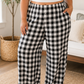 Black Plus Plaid Pants