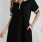 Black Trim Dress