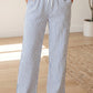 Blue Stripe Ankle Shift Pants