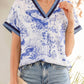 Blue Wild Animal Blouse
