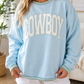 Blue Embroidered Cowboy Sweatshirt