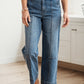 Blue Exposed Stitching Pants RTS