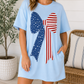 Blue Patriotic Bow Dress