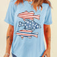 Blue Patriotic Fish Shirt