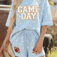 Blue Polka Dot GAME DAY Set
