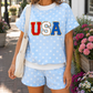 Blue Polka Dot USA Set RTS