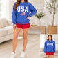 Reversible America/USA Mock