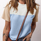 Blue Rib Textured Shirt
