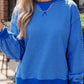 Blue Stripe Ribbed Top RTS