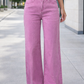 High Waisted Pink Jeans
