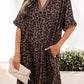 Brown Leopard Mini Dress