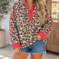 Brown Leopard Sweatshirt