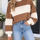 Brown Polka Dot Plus Top