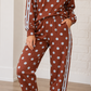 Brown Polka Dot Set