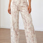 Camo Denim Wide Jeans