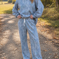Camo Loose Pullover Set