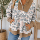 Camo Waffle Knit Plus Hoodie